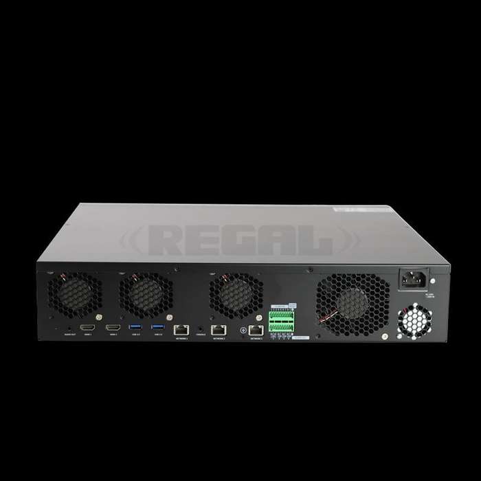 Hanwha - XRN-6410RB2 X-Series NVR 64CH 400Mbps No PoE 8xSATA