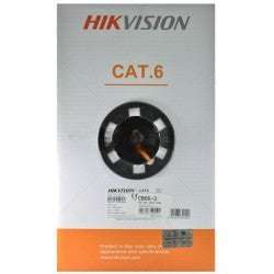 Hikvision Cable UTP CAT6 305m Roll Orange PVC Sheath Part No: CB66-3