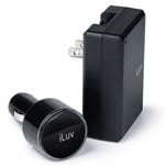 iLuv International USB power adapter iPods and iPads 2 and