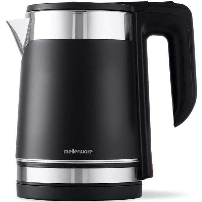 Kettle Dual Wall 360 Degree Cordless Stainless Steel Black