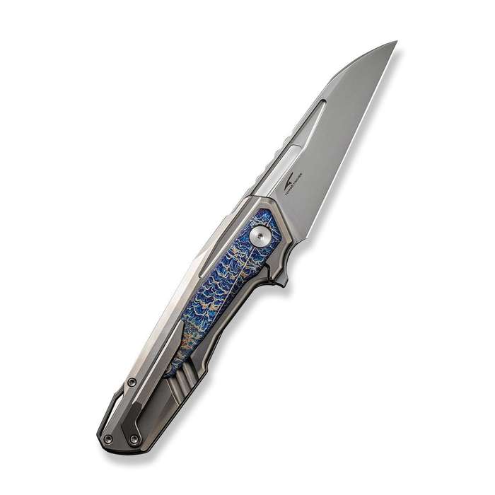 WEKNIFE Falcaria Flipper & Thumb Hole Knife Titanium Handle (3.64" CPM 20CV Blade) WE23012B-1