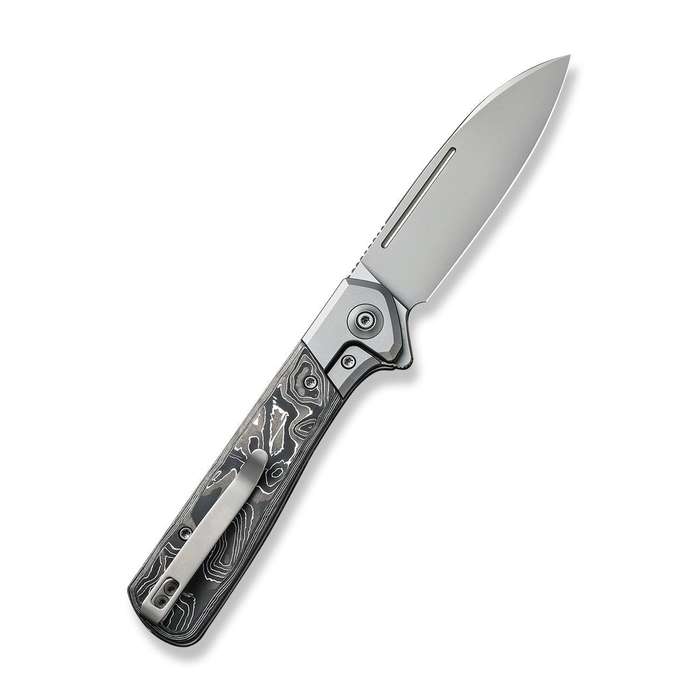WEKNIFE Soothsayer Flipper Knife Titanium & Carbon Fiber Handle (3.48" CPM 20CV Blade) WE20050-3