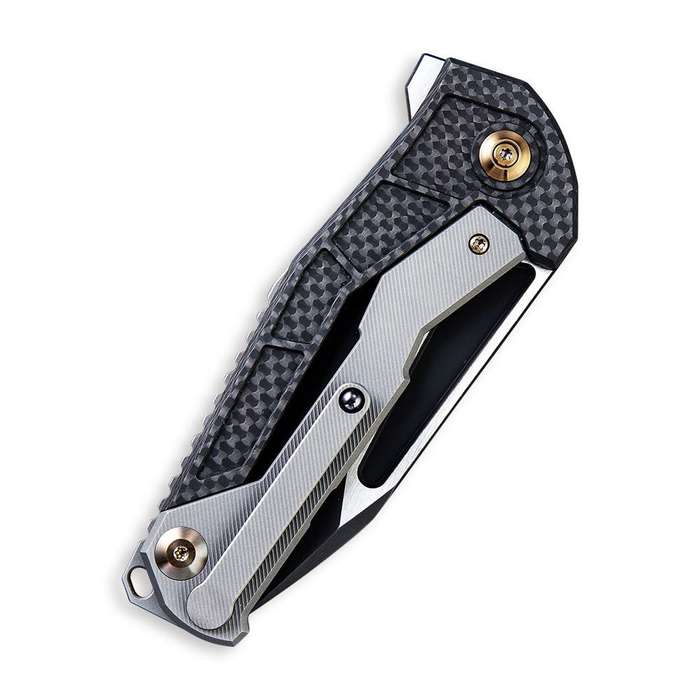 WEKNIFE Sugga Flipper Knife Titanium & Carbon Fiber Handle (3.55" CPM S35VN Blade) 915B