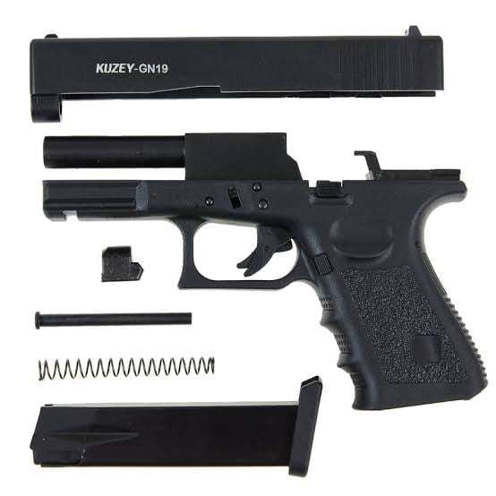 Kuzey GN19 Black Blank/Pepper Gun (Semi Auto|14+1|9mm PAK) - GSA