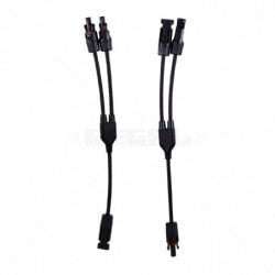 MC4 2 Way Y-branch connector with cable (pair) Part No: CN19-7