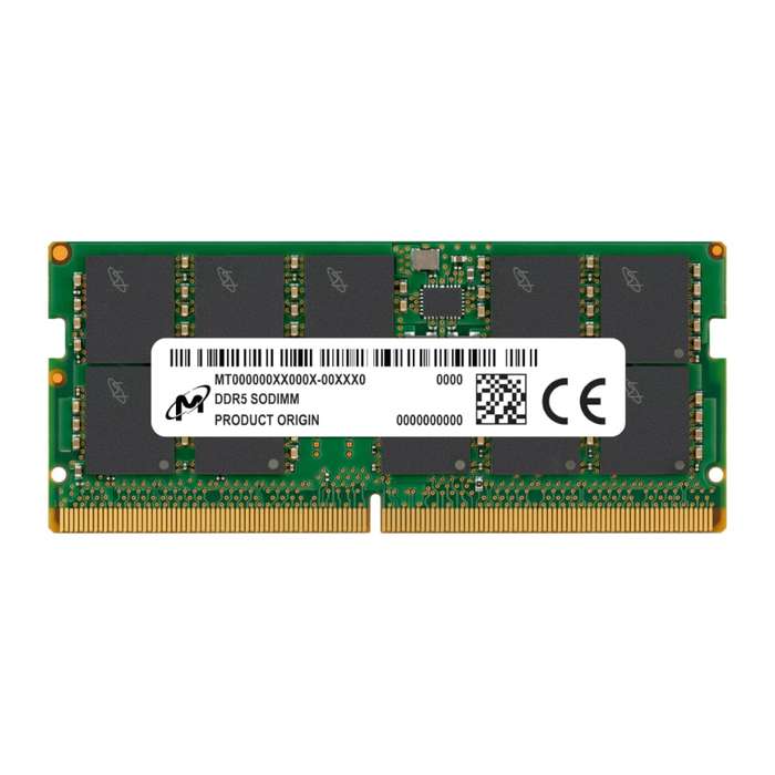 Micron MTC20C2085S1TC48BA1R 32GB 4800MHz DDR5 ECC CL40 UDIMM Memory