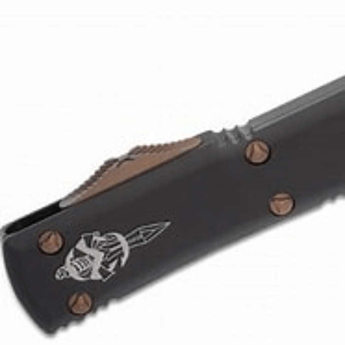 Microtech Signature Series 119-13 Ultratech OTF Bronze DLC Two-Tone Hellhound Tanto Blade