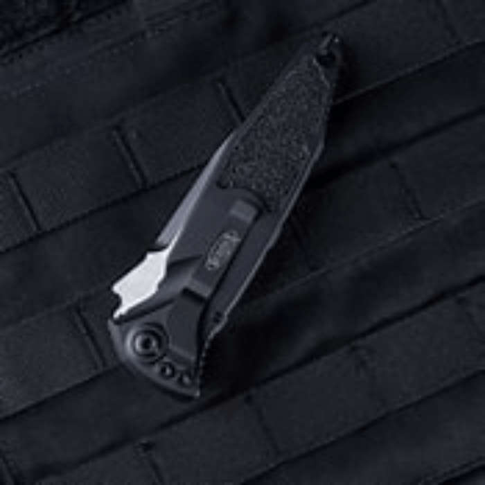 Microtech Socom Elite S/E-M Black Tactical Partial Serrated  160-2T