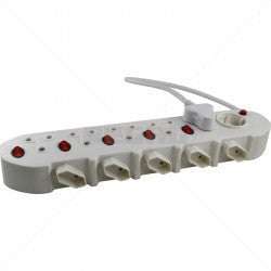 Multiplug 11-Way 5x3 Pin 6x2 Pin Switched Part No: HW35