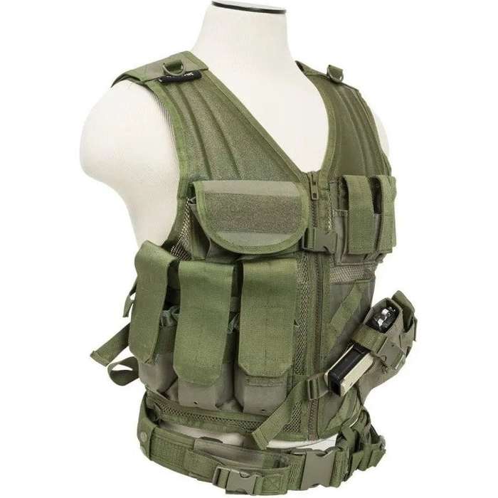 NcStar Vism Tactical Vest [Med-2Xl] - Green