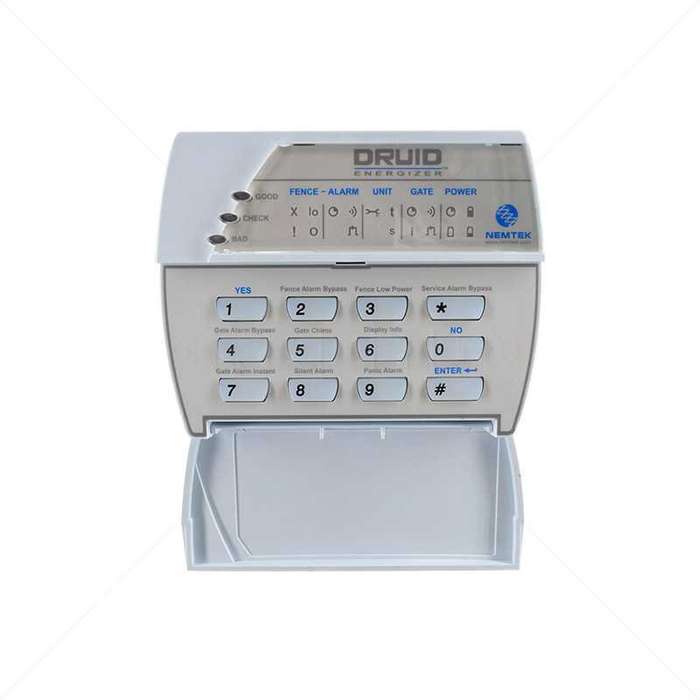 Nemtek Fence Energizer Keypad LCD For Druid 1 Zone Electric Fence | EF50-2