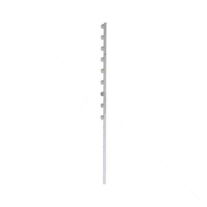 Nemtek Fence Pole 10 Line Straight Square Tube White Electric Fence | EF11-18
