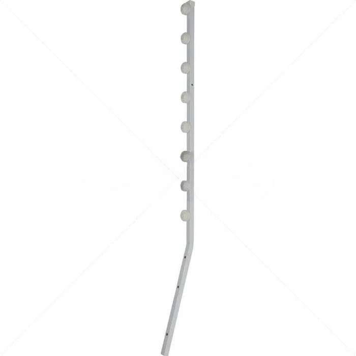Nemtek Fence Pole 8 Line Angled Square Tube White Electric Fence | EF11-5
