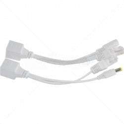 Passive 10-100 Data and Power Injector Splitter Kit (12-15V) Part No: CC71