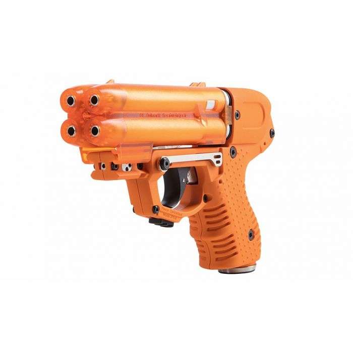 Piexon JPX6 Jet Protector Pepper Pistol - Orange, 4 Shot Magazine