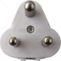 Plug Top - 15A Standard White Part No: HW14