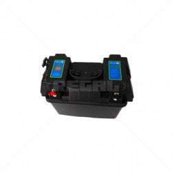 Portable Battery Box 1 - 2x12VDC Power Sockets 2x5V USB LED Voltmeter Part No: PS85-1