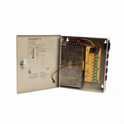 Power Supply CCTV 9way 10Amp Distribution Box Part No: PS64-2
