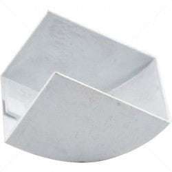 PVC - 40 x 40 Terminal End - White Part No: CA43-5