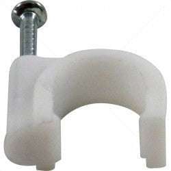 PVC Saddle Round - 10mm / 100 Part No: CA30