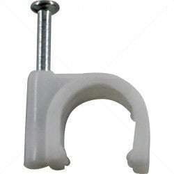 PVC Saddle Round - 10mm / 100 Part No: CA30