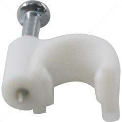 PVC Saddle Round - 5mm / 100 Part No: CA35
