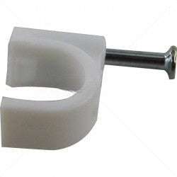 PVC Saddle Round - 8mm / 100 Part No: CA38