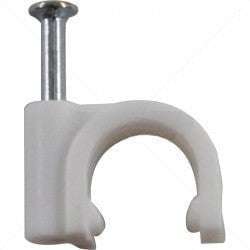 PVC Saddle Round - 8mm / 100 Part No: CA38