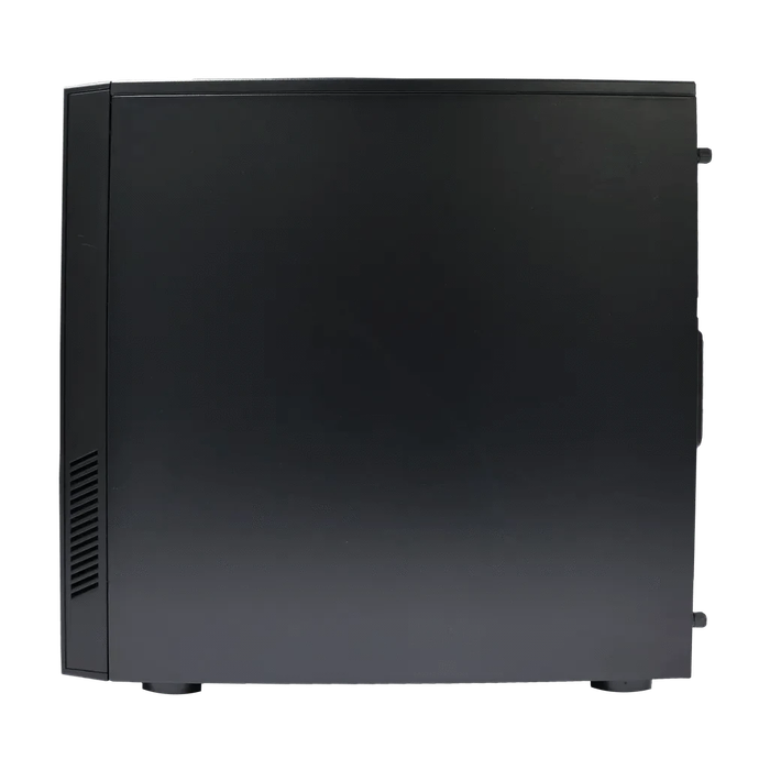 RCT Case with DVD drive slot mATX - Black + 300W