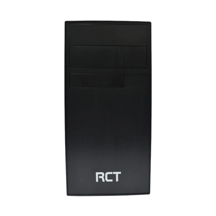 RCT Case with DVD drive slot mATX - Black + 300W