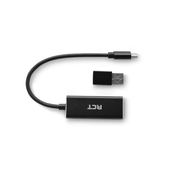 RCT USB 3.0 TYPE C & A TO RJ45 GIGABIT ETHERNET ADAPTOR