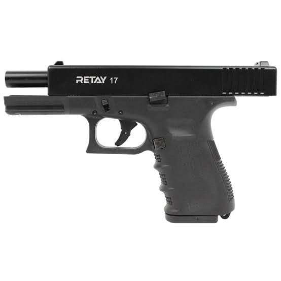 Retay G17 Black Blank/Pepper Gun (Semi Auto|14+1|9mm PAK)