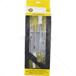 Screwdriver Set - MTS 6 Piece Black Tip Part No: TL73-2