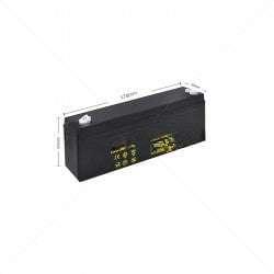 Securi-Prod Battery 12V 2.3Ah SLA Part No: BA05-2
