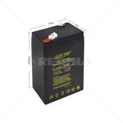 Securi-Prod Battery 6V 4.5Ah SLA Part No: BA18-2