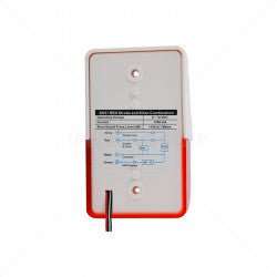 Securi-Prod Red Siren & Strobe  Loud 12V Security Alert Device