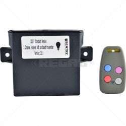 Sentry - 220V Light 2Ch RX Transmitter Incl 1 x 4 Butt Tx (433.92) Part No: SW108-11