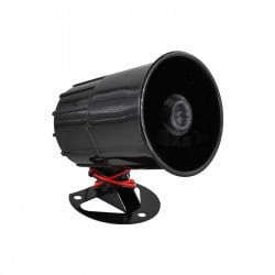 20W 6-Tone Siren  Loud Multi-Sound Security Siren for 12V Alarms