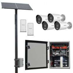 Solar Kit incl SW Encl Sol Panel Bat Pole 2xLinks & 4xCams Inland Part No: KTSOL720