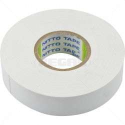 Tape - Insulation 20m x 18mm Nitto White Part No: CA26-1