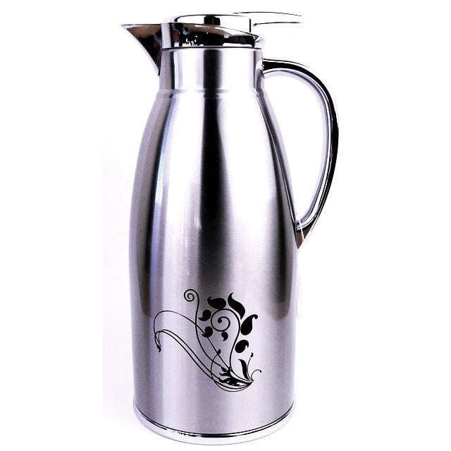 Totally 1.9L Hot or Cold Vacuum Flask Jug - Silver