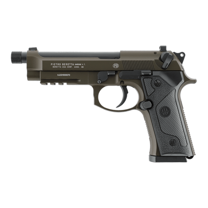 Umarex Baretta M9A3 Green & Black Gas Gun (Semi Auto|Blowback|CO2|18+1|344 FPS|3J|4.5mm BB) 5.8418