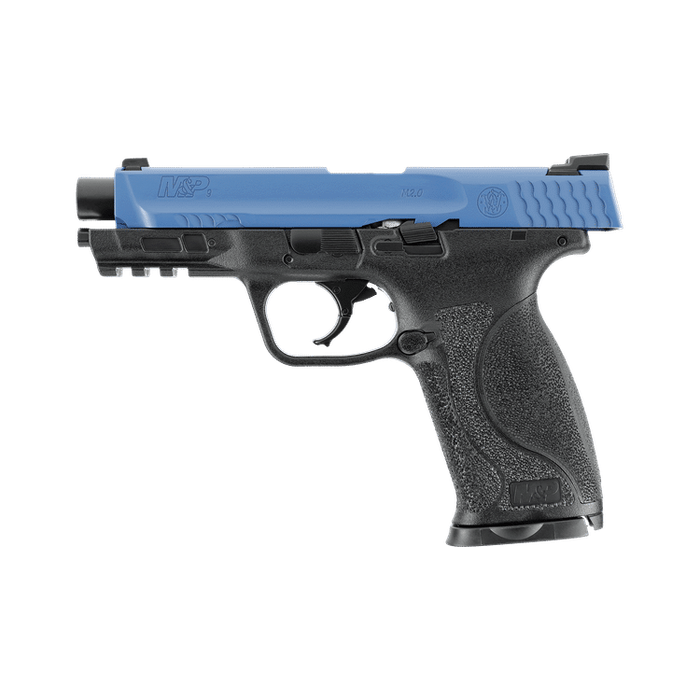 Umarex T4E Smith & Wesson M&P9 M2 Blue Paintball Gas Gun (Semi Auto|Blowback|CO2|8 Rounds|360 FPS...