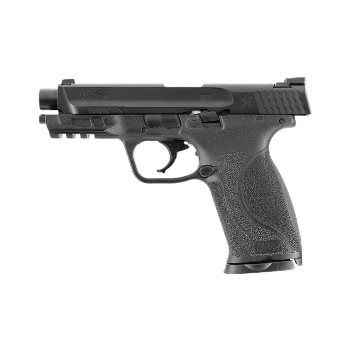 Umarex T4E Smith & Wesson M&P9 M2 Paintball Gas Gun (Semi Auto|Blowback|CO2|8 Rounds|360 FPS|5J|....