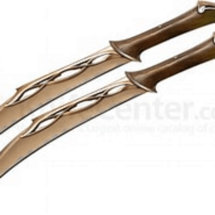 UNITED CUTLERY HOBBIT FIGHTING KNIVES OF TAURIEL Artifact UC3044