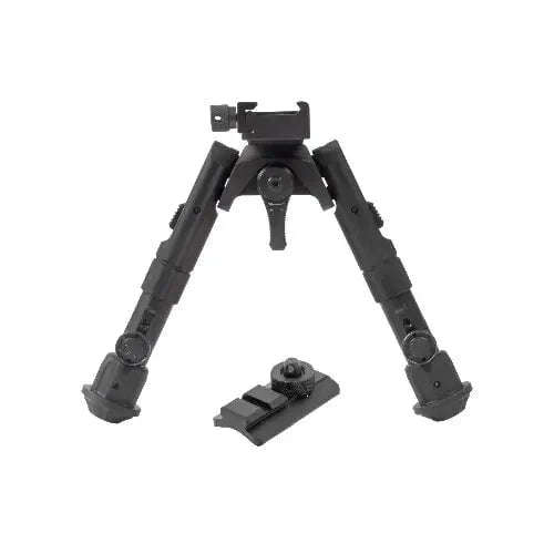 UTG RECON 360 BIPOD CENT HT: 5.59"-7.0", LEG LENGTH: 5.21"-6.77" - TL-BP02-B