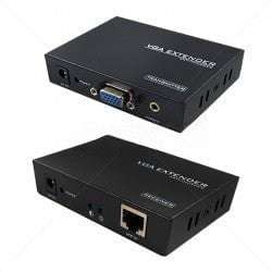 VGA Extender with Audio via CAT5e/6 Cable up to 100m Part No: CC65-6