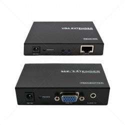 VGA Extender with Audio via CAT5e/6 Cable up to 100m Part No: CC65-6