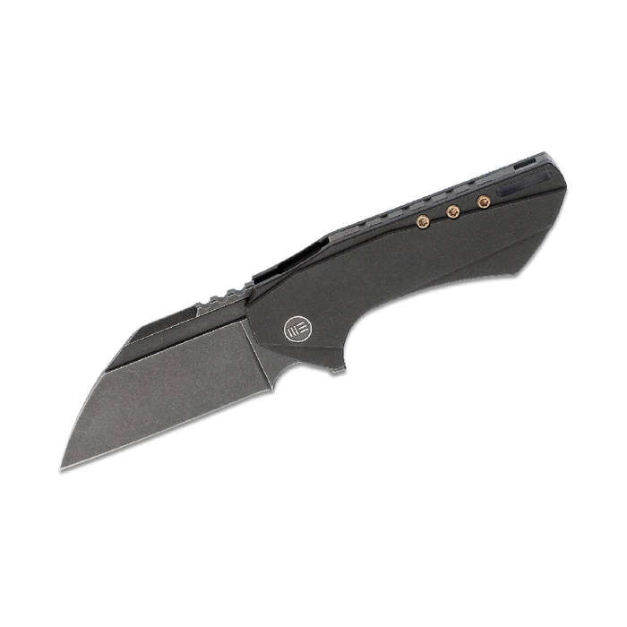 WE Knife M390 Black TI Handle Stonewash Finish Bohler- 820B