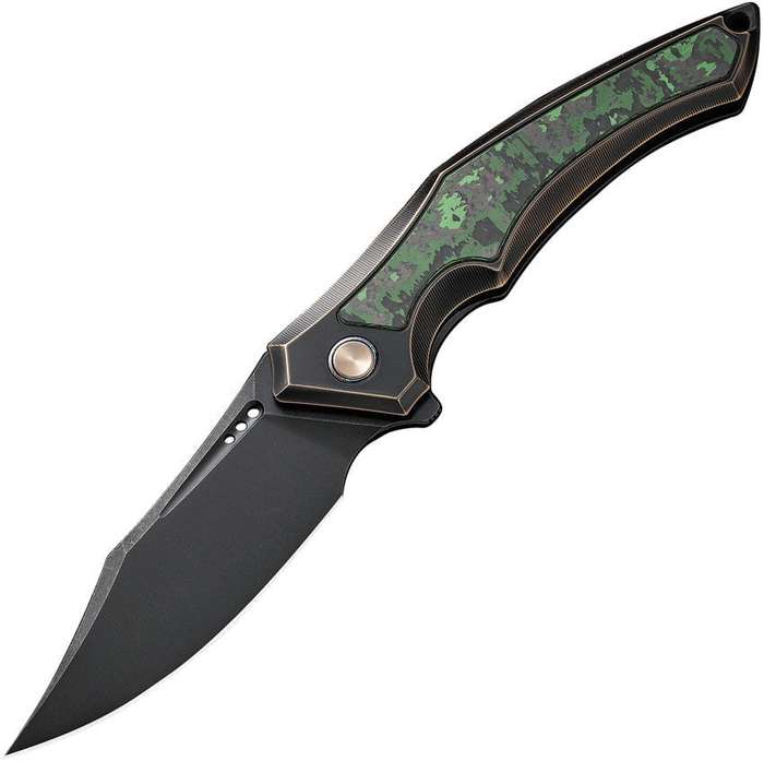 WE Knife Orpheus WE23009-1 Limited Edition pocket knife black CPM-20CV titanium framelock clip point